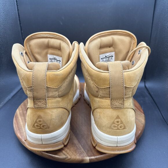Nike Air Nevist 6 Haystack Mens Size 12 ACG Boots Tan Shoes 454402-772 - Picture 4 of 8